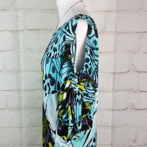 Patchington M Butterfly Cut-Out Sleeve Mini Dress - Picture 6 of 9